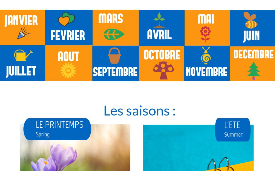 Days, months and seasons in French