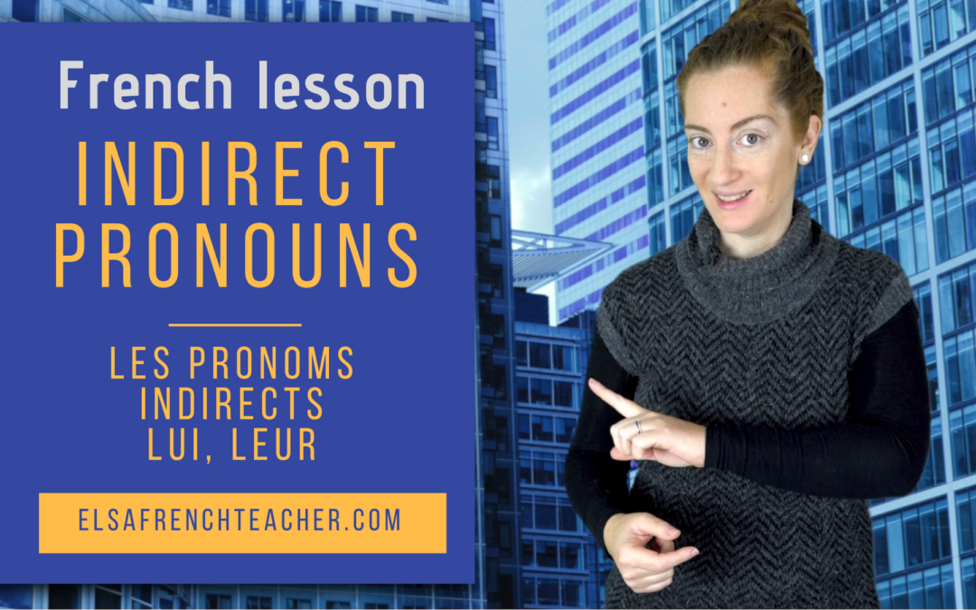 Indirect pronouns in French