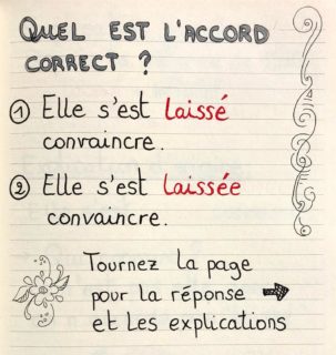 L’accord encore et encore … Précision : la règle n’a PAS changé, c’est LAISSÉ avec la nouvelle et l’ancienne règle, c’est juste l’explication qui a été simplifiée ✨ #frenchlanguage #frenchlesson #langue française #grammaire
